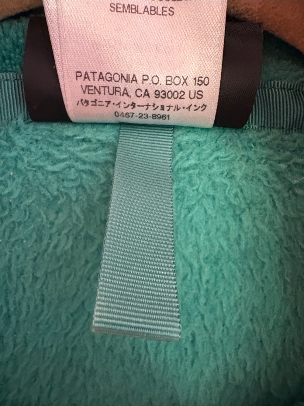 EUC Patagonia Emerald Green Fleece Snap-Pullover - Picture 11 of 12